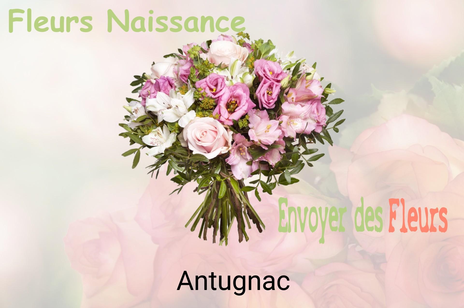 Bouquet de fleurs de naissance livré à Antugnac